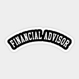 Financial Advisor Sticker